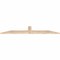 Ekena Millwork Portland Smooth Timber Gable Bracket, Douglas Fir, 60"W x 10"H x 1 1/2"D x 3 1/2"F, 4/12 Pitch GBW060X10X0204POR00SDF - alternate 4